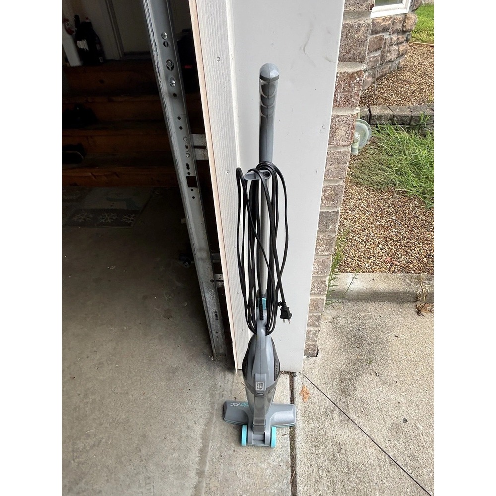 ionvac Stick Vacuum Cleaner Bagless Corded Multi Surface Gray Blue Lightweight